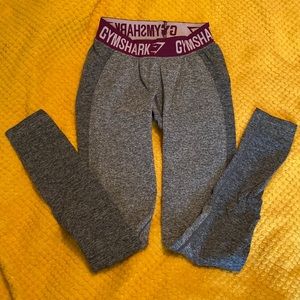 Gymshark Flex Legging XS Red Grey